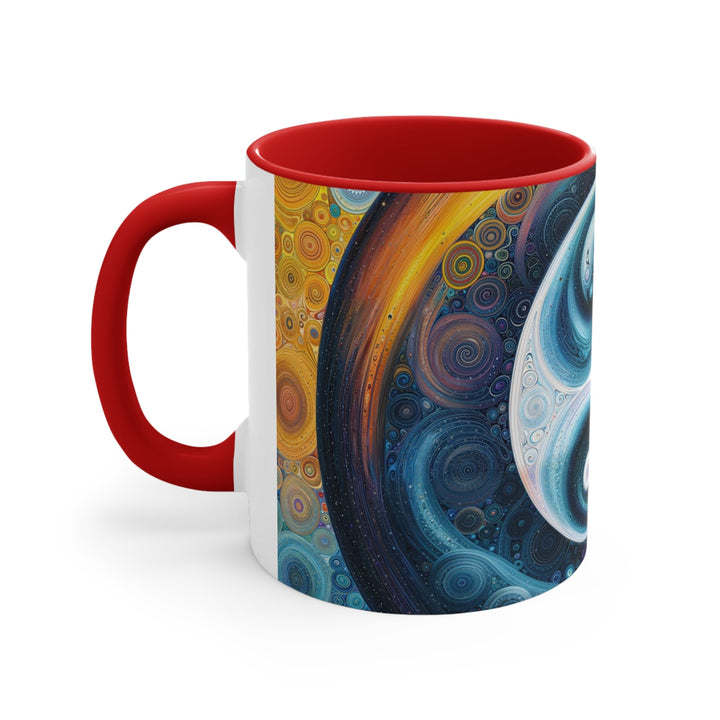 Cosmic Swirl Harmony - Accent Coffee Mug - Mug - g(0D·IO) - Pink - 11oz -