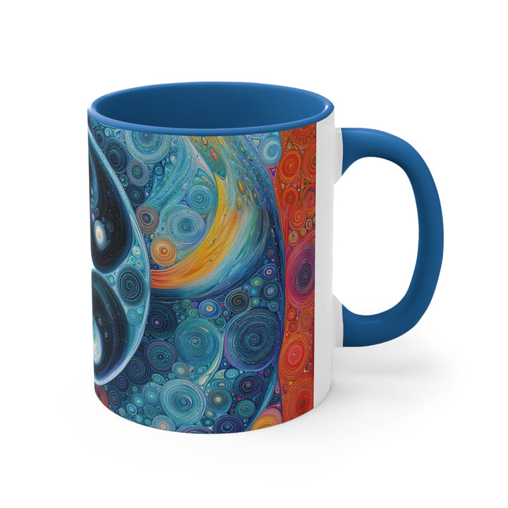 Cosmic Swirl Harmony - Accent Coffee Mug - Mug - g(0D·IO) - Pink - 11oz -