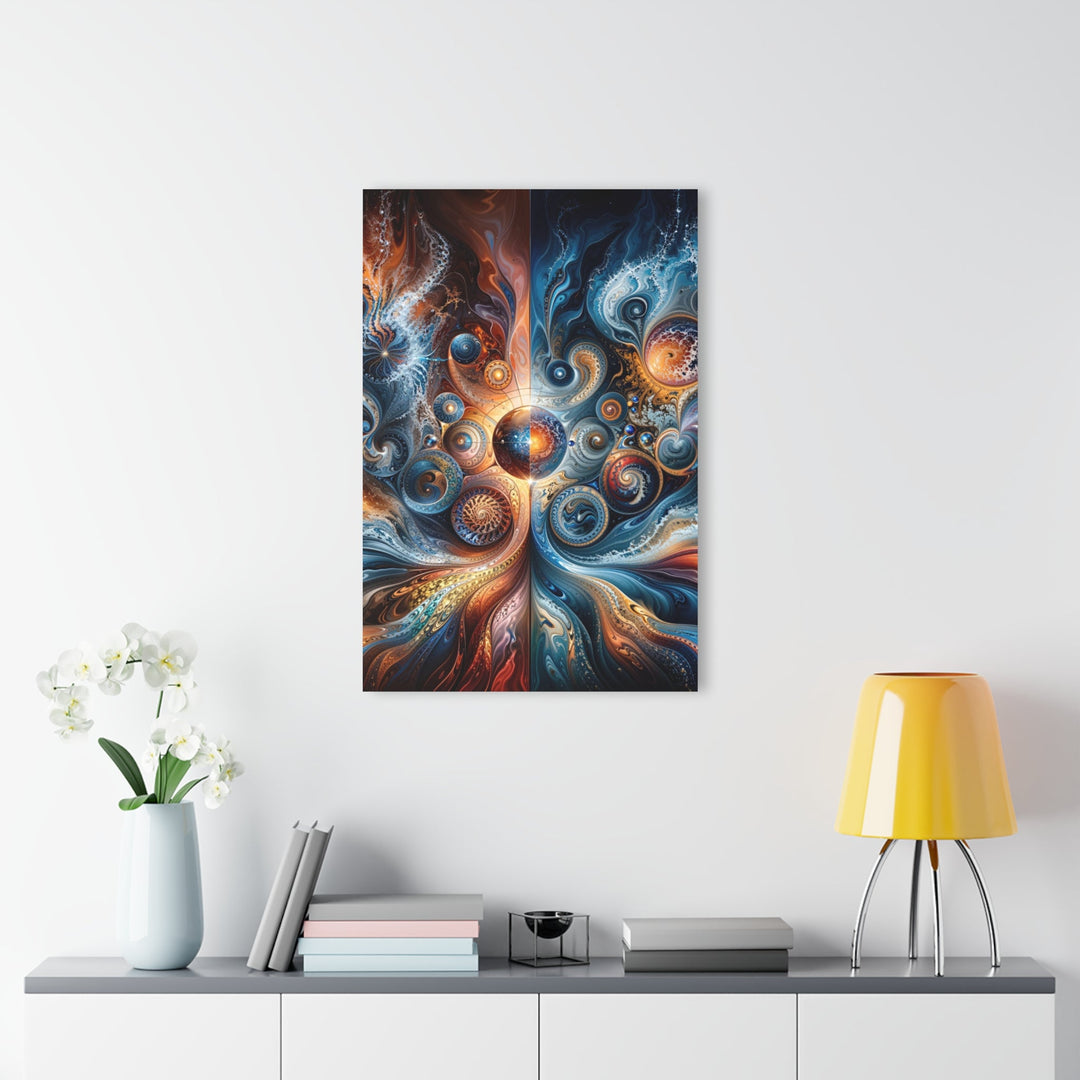 Cosmic Swirl Harmony - Acrylic Prints (French Cleat Hanging) - Home Decor - g(0D·IO) - 24" x 36" (Vertical) - 0.25'' -