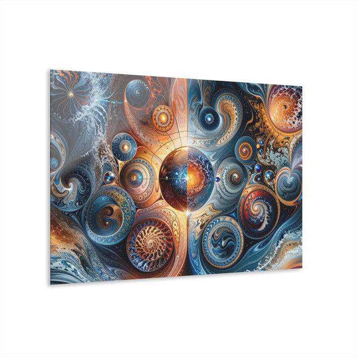 Cosmic Swirl Harmony - Acrylic Prints (French Cleat Hanging) - Home Decor - g(0D·IO) - 36" x 24" (Horizontal) - 0.25'' -