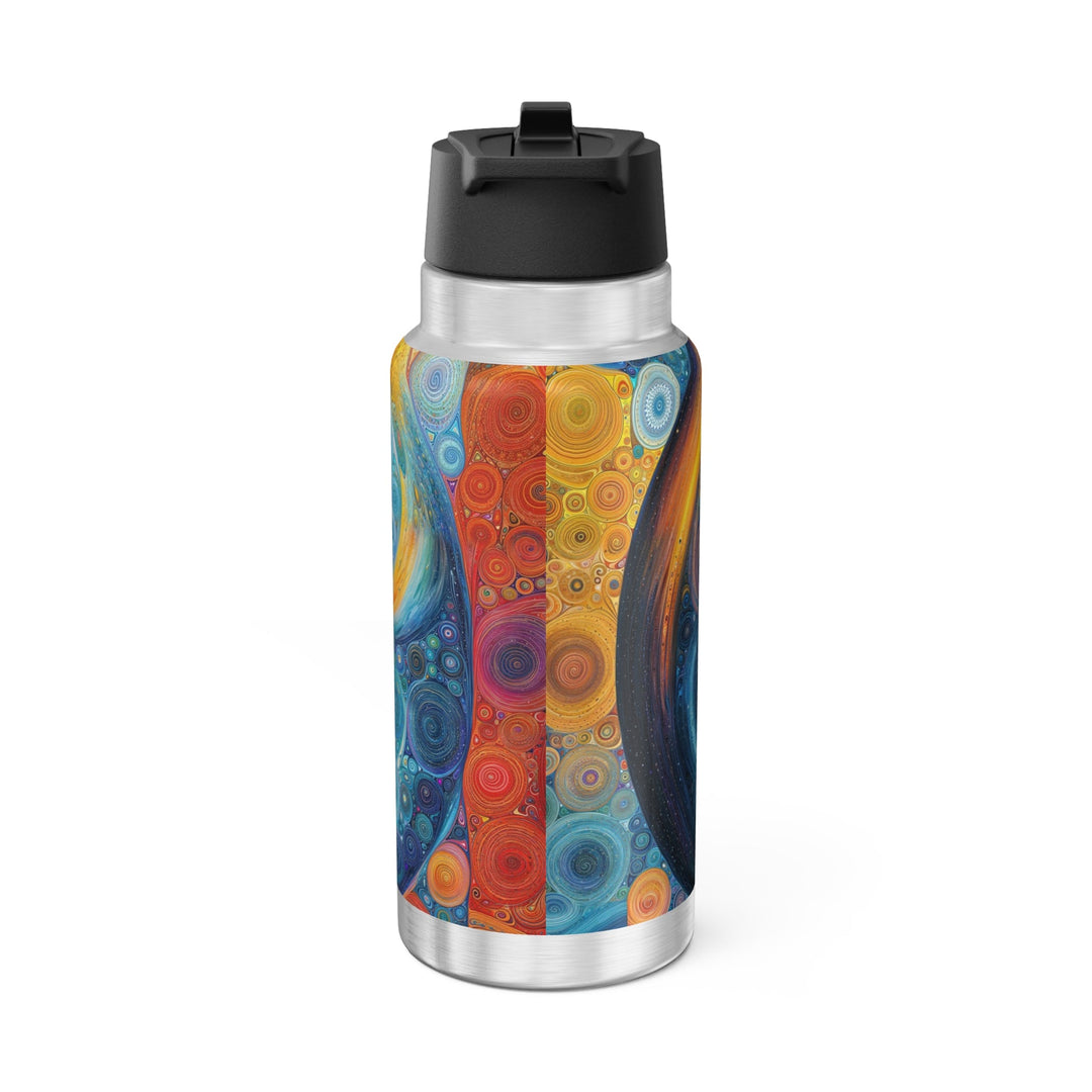 Cosmic Swirl Harmony - Gator Tumbler 32oz - Mug - g(0D·IO) - Silver - 32oz -