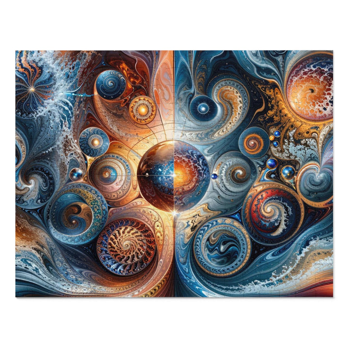 Cosmic Swirl Harmony - Jigsaw Puzzle (100, 252, 500, 1000 pieces) - Puzzle - g(0D·IO) - 14" × 11" (252 pcs) - -