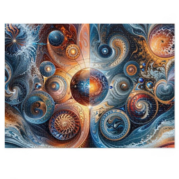 Cosmic Swirl Harmony - Jigsaw Puzzle (100, 252, 500, 1000 pieces) - Puzzle - g(0D·IO) - 20.5" × 15" (500 pcs) - -