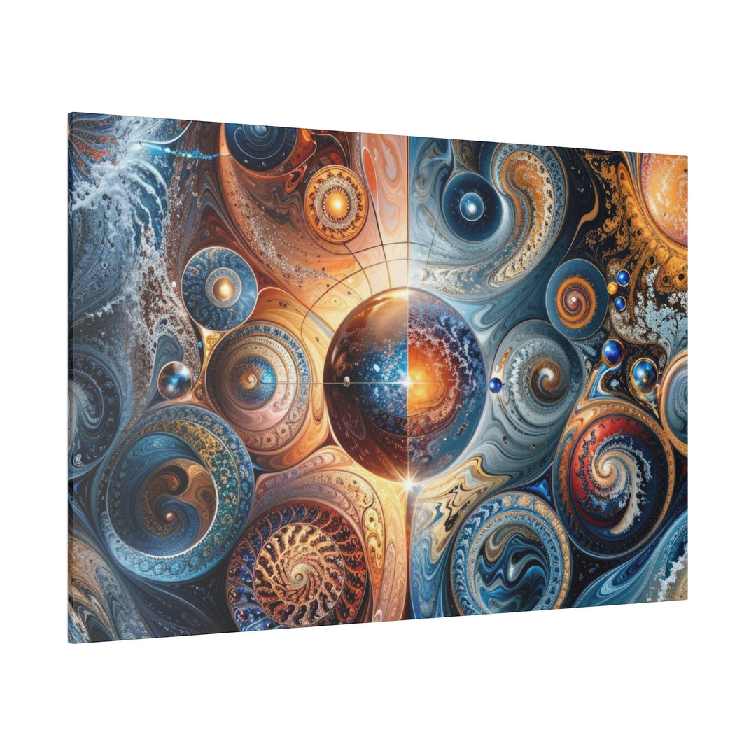 Cosmic Swirl Harmony - Matte Canvas - Canvas - g(0D·IO) - 32" x 32" (Square) - 0.75'' -