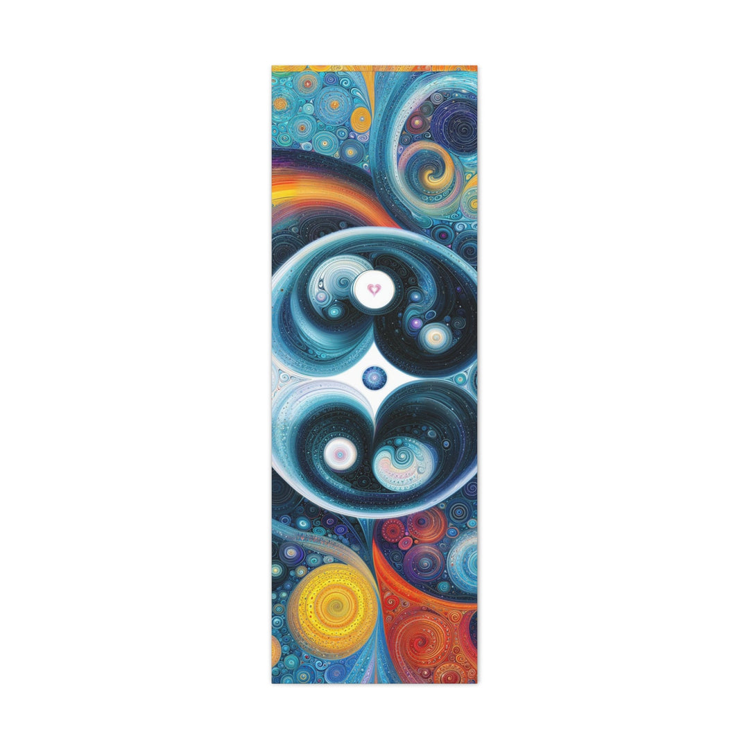 Cosmic Swirl Harmony - Matte Canvas Print 1.25" - Canvas - g(0D·IO) - 16" x 48" (Vertical) - 1.25" -