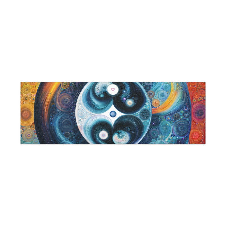 Cosmic Swirl Harmony - Matte Canvas Print 1.25" - Canvas - g(0D·IO) - 60" x 20" (Horizontal) - 1.25" -