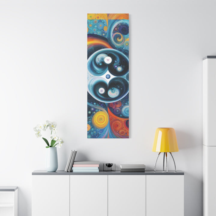 Cosmic Swirl Harmony - Matte Canvas Print 1.25" - Canvas - g(0D·IO) - 36" x 36" - 1.25" -