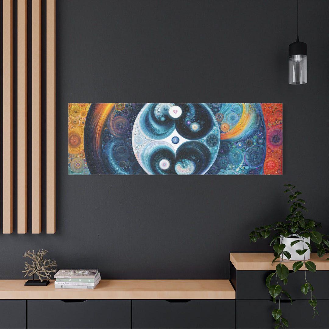 Cosmic Swirl Harmony - Matte Canvas Print 1.25" - Canvas - g(0D·IO) - 36" x 36" - 1.25" -