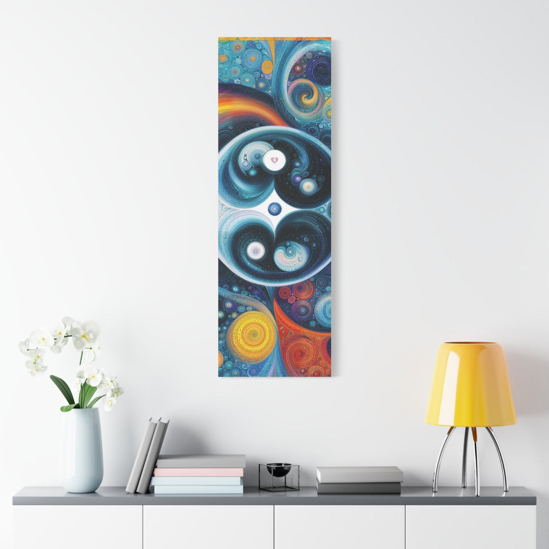 Cosmic Swirl Harmony - Matte Canvas Print 1.25" - Canvas - g(0D·IO) - 36" x 36" - 1.25" -