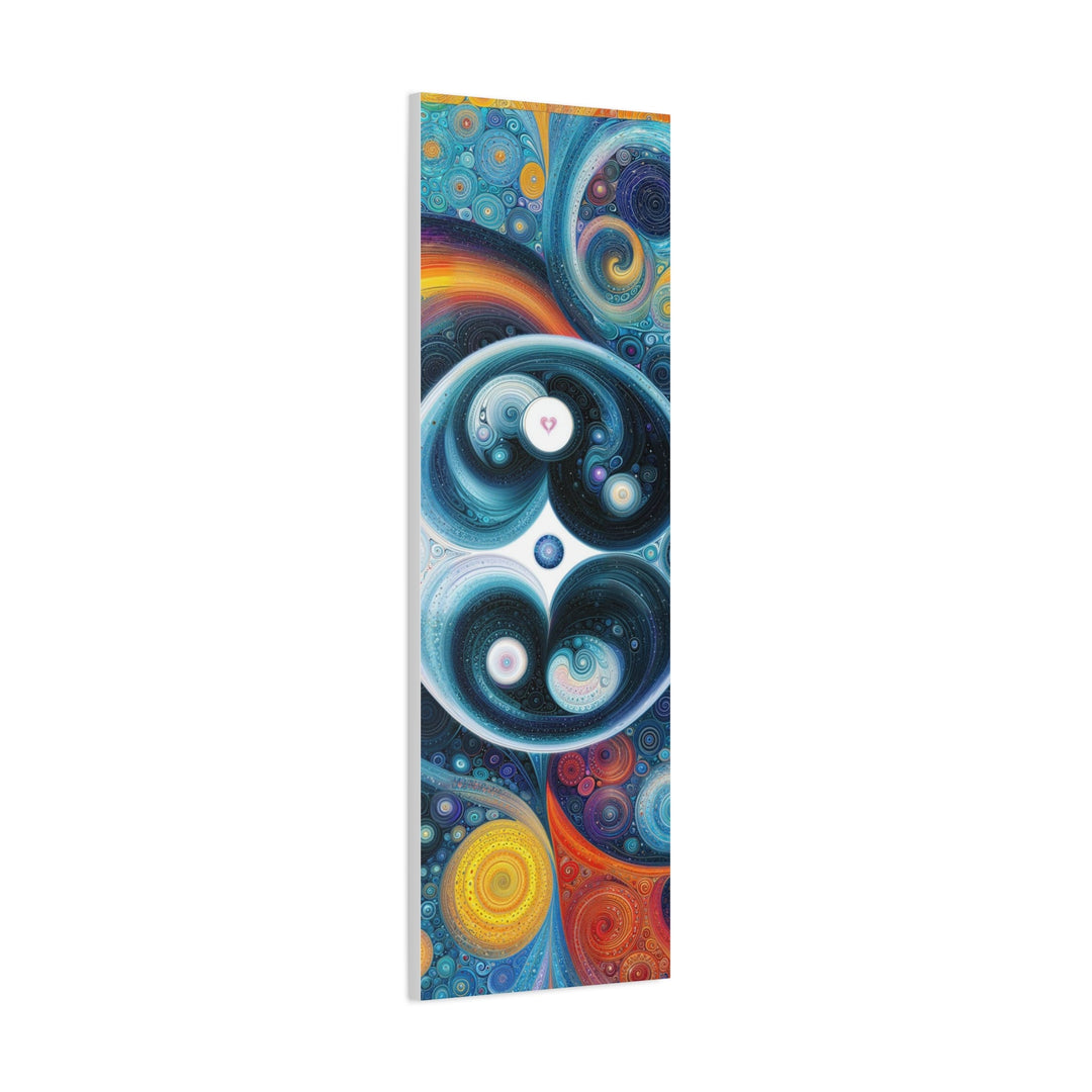 Cosmic Swirl Harmony - Matte Canvas Print 1.25" - Canvas - g(0D·IO) - 36" x 36" - 1.25" -