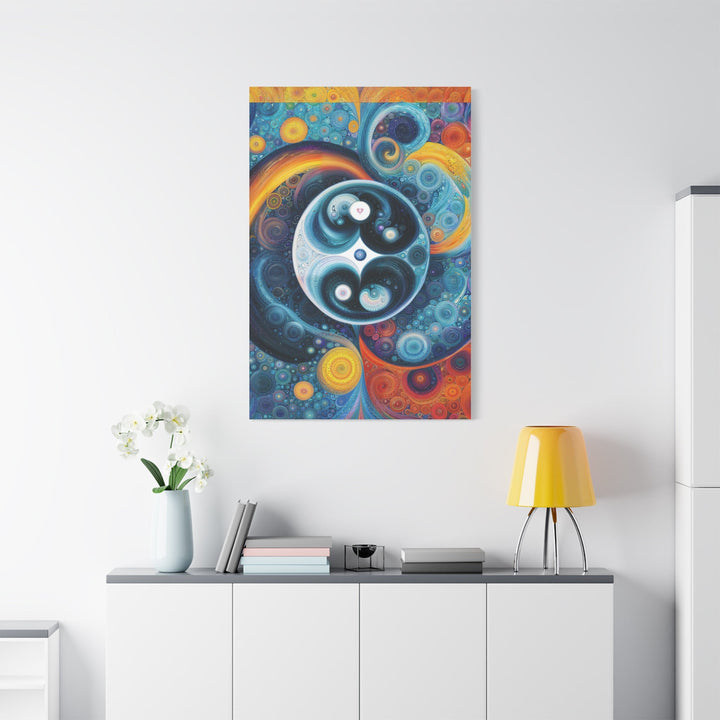 Cosmic Swirl Harmony - Matte Canvas Print 1.25" - Canvas - g(0D·IO) - 36" x 36" - 1.25" -