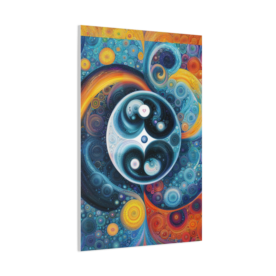 Cosmic Swirl Harmony - Matte Canvas Print 1.25" - Canvas - g(0D·IO) - 36" x 36" - 1.25" -