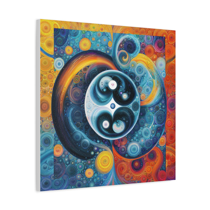 Cosmic Swirl Harmony - Matte Canvas Print 1.25" - Canvas - g(0D·IO) - 36" x 36" - 1.25" -