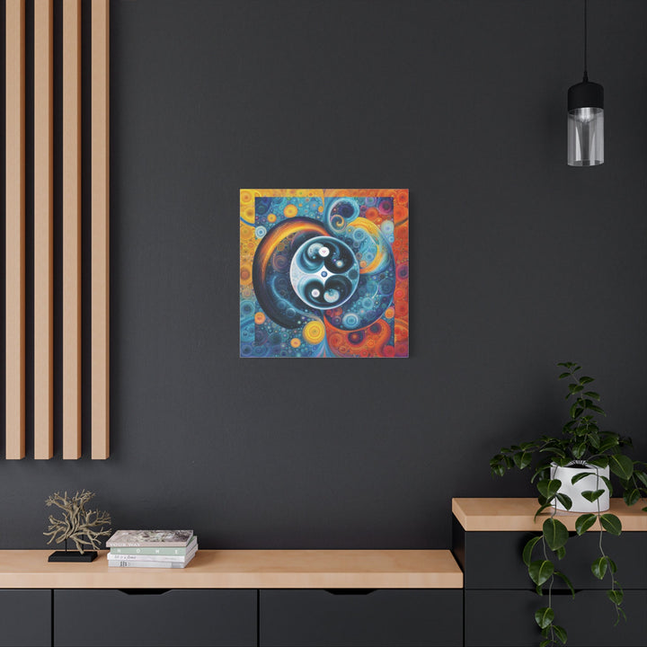 Cosmic Swirl Harmony - Matte Canvas Print 1.25" - Canvas - g(0D·IO) - 36" x 36" - 1.25" -