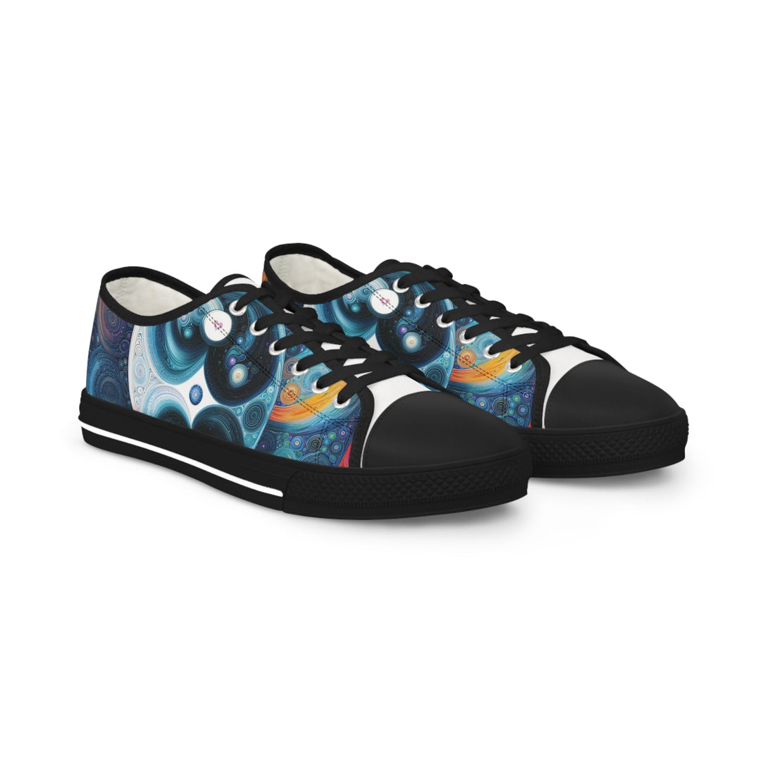 Cosmic Swirl Harmony - Men's Lowtop Sneakers - Shoes - g(0D·IO) - US 5 - Black sole -