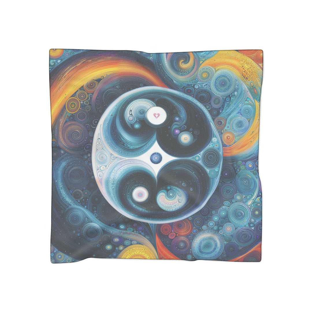 Cosmic Swirl Harmony - Poly Scarf - Accessories - g(0D·IO) - Poly chiffon - 50" × 50" -