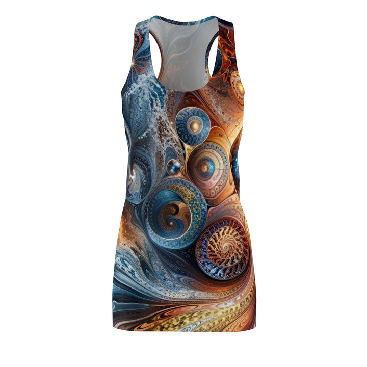 Cosmic Swirl Harmony - Racerback Dress - All Over Prints - g(0D·IO) - XS - -