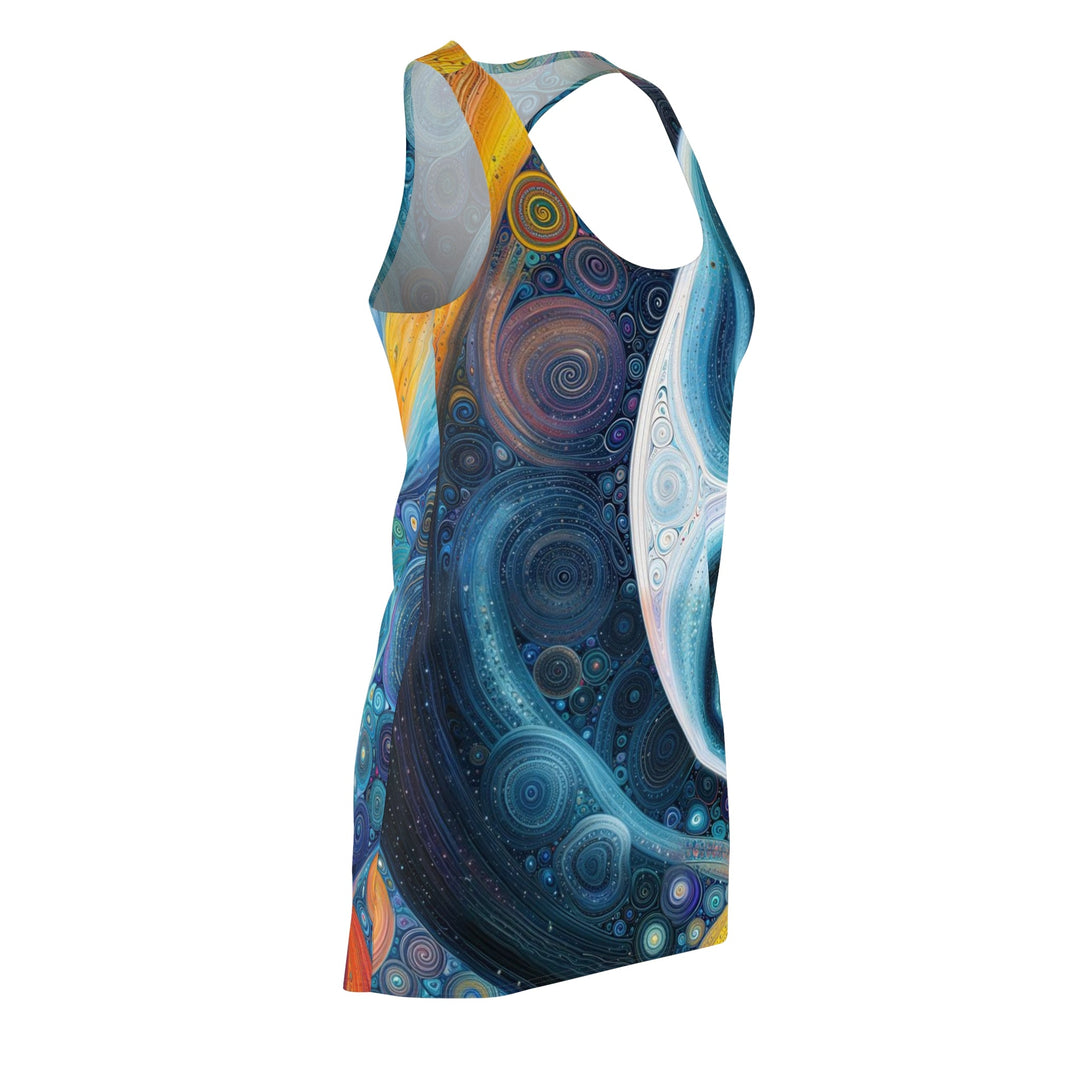 Cosmic Swirl Harmony - Racerback Dress - All Over Prints - g(0D·IO) - XS - -