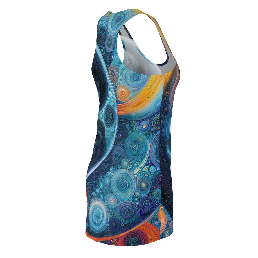 Cosmic Swirl Harmony - Racerback Dress - All Over Prints - g(0D·IO) - XS - -