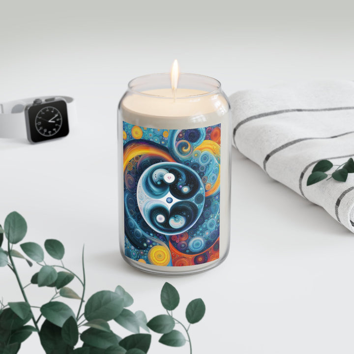 Cosmic Swirl Harmony - Scented Candle - Home Decor - g(0D·IO) - Vanilla Bean - 13.75oz -
