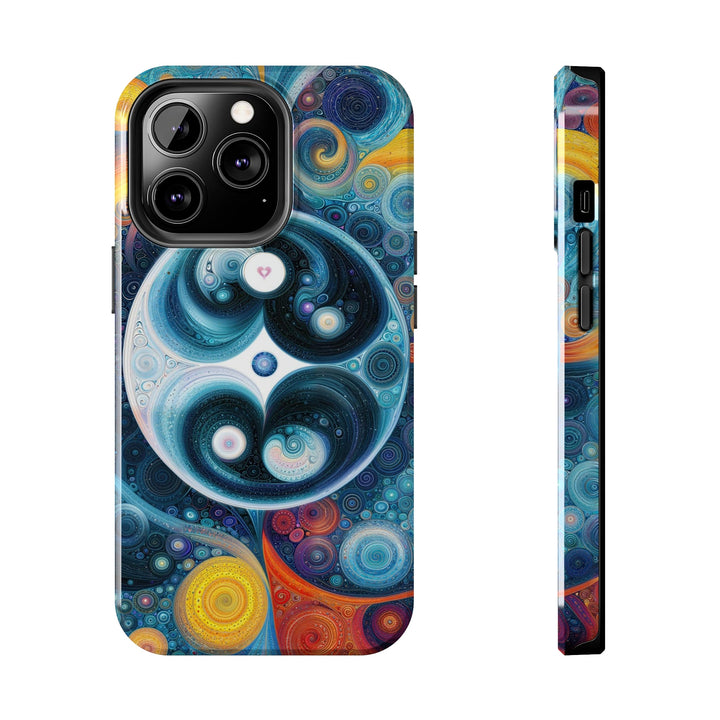 Cosmic Swirl Harmony - Tough Phone Case - Phone Case - g(0D·IO) - iPhone 13 Pro - -