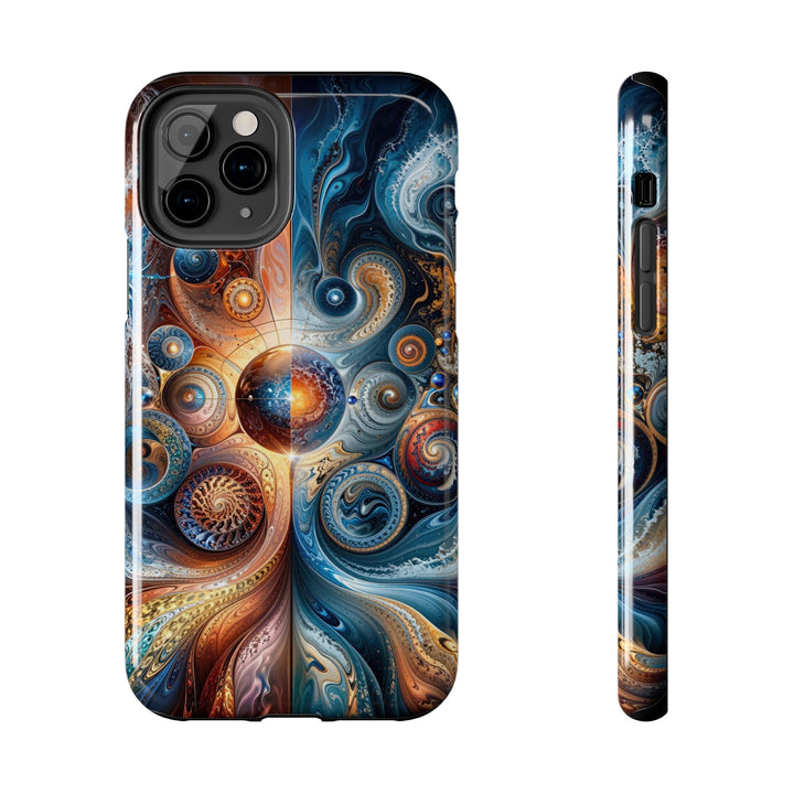 Cosmic Swirl Harmony - Tough Phone Case - Phone Case - g(0D·IO) - iPhone 11 Pro - -