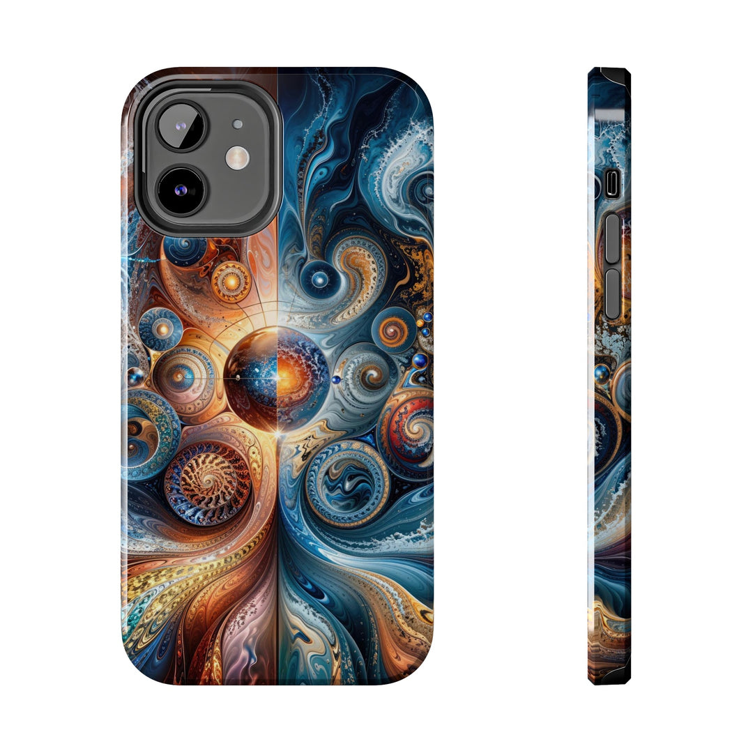 Cosmic Swirl Harmony - Tough Phone Case - Phone Case - g(0D·IO) - iPhone 12 - -