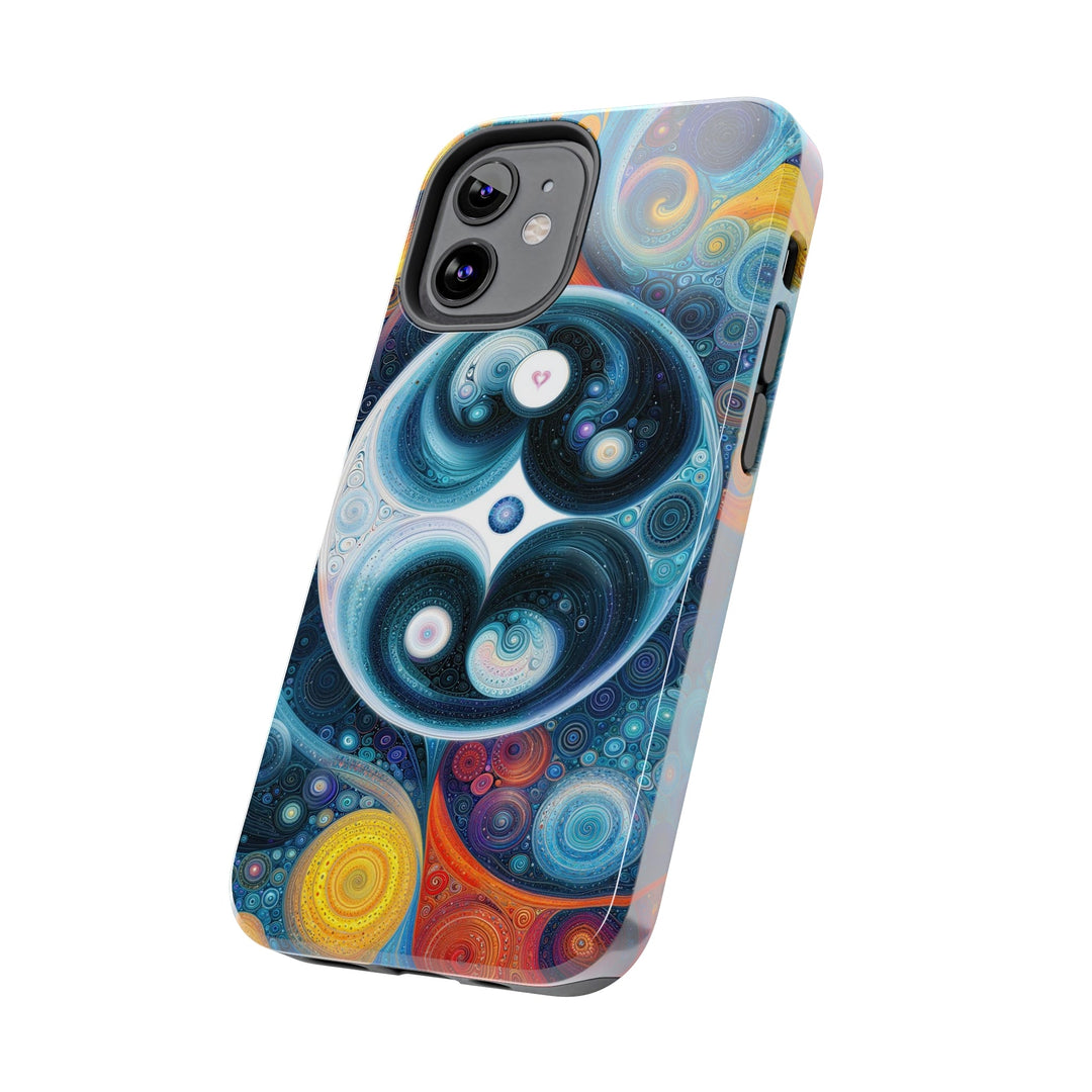 Cosmic Swirl Harmony - Tough Phone Case - Phone Case - g(0D·IO) - iPhone 13 Mini - -