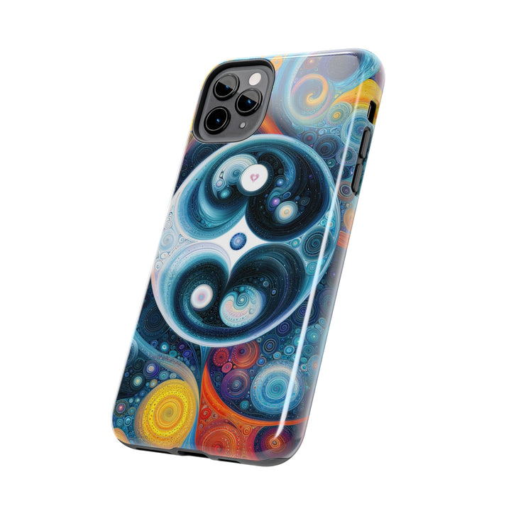 Cosmic Swirl Harmony - Tough Phone Case - Phone Case - g(0D·IO) - iPhone 13 Mini - -