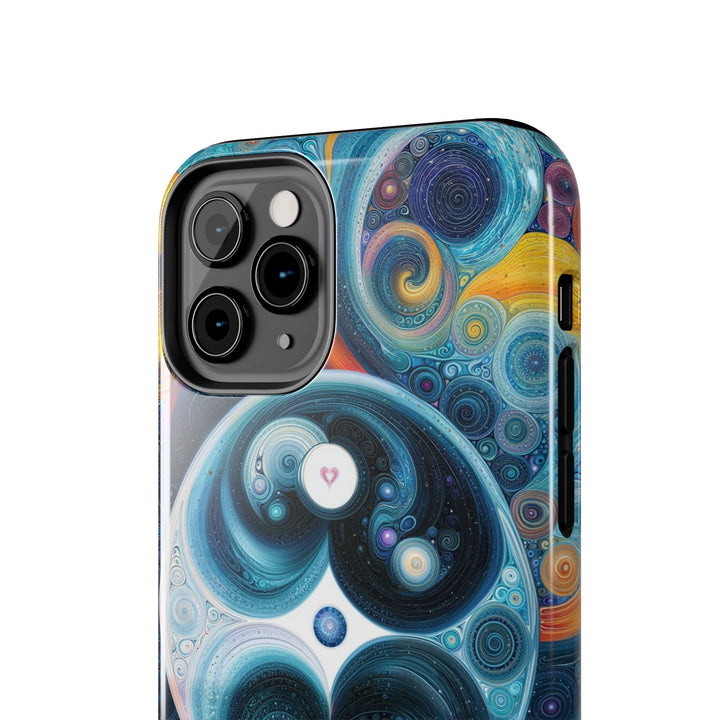 Cosmic Swirl Harmony - Tough Phone Case - Phone Case - g(0D·IO) - iPhone 13 Mini - -