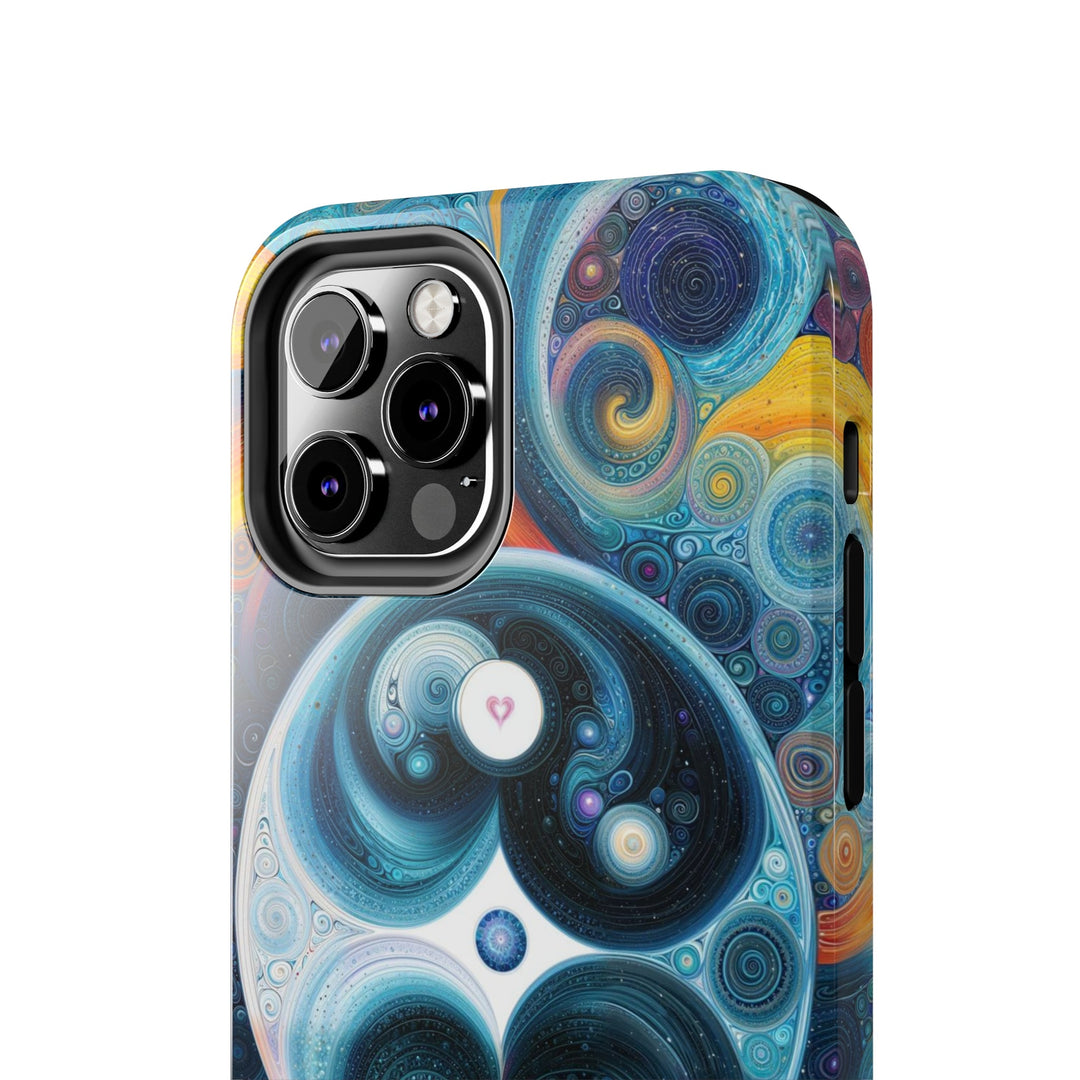 Cosmic Swirl Harmony - Tough Phone Case - Phone Case - g(0D·IO) - iPhone 13 Mini - -