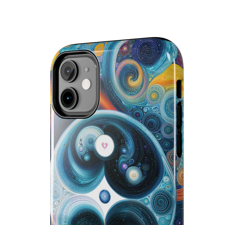 Cosmic Swirl Harmony - Tough Phone Case - Phone Case - g(0D·IO) - iPhone 13 Mini - -