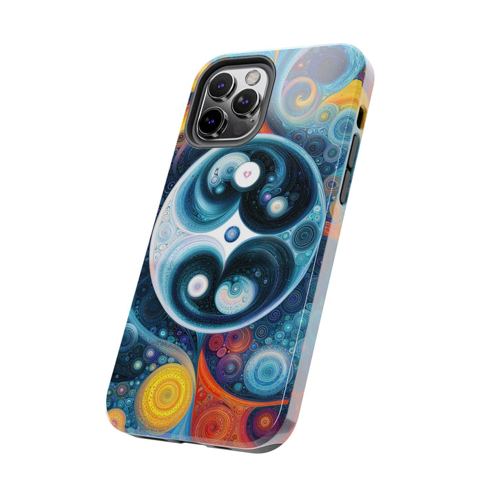 Cosmic Swirl Harmony - Tough Phone Case - Phone Case - g(0D·IO) - iPhone 13 Mini - -