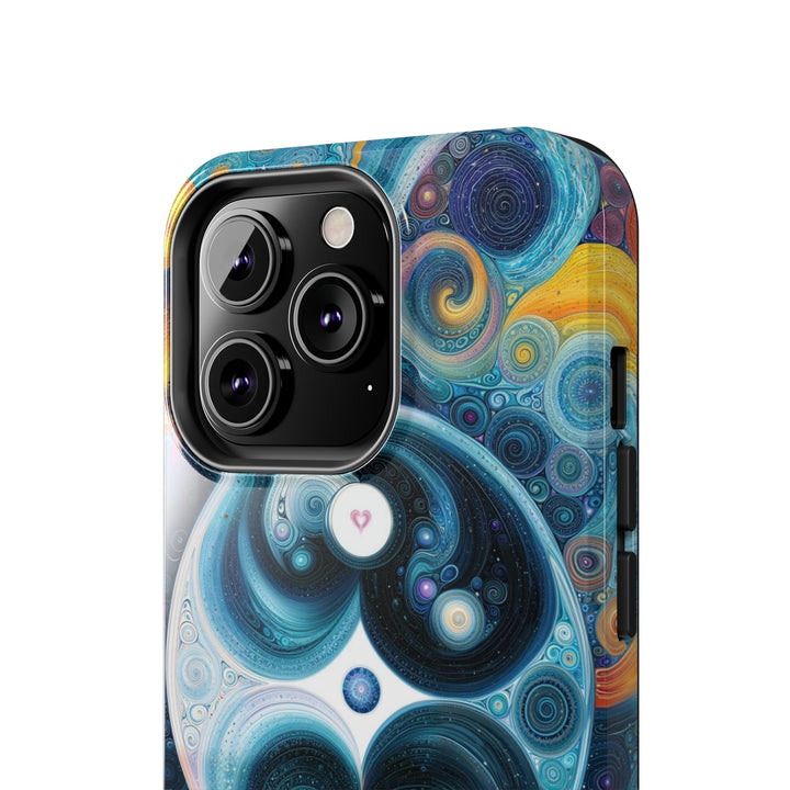 Cosmic Swirl Harmony - Tough Phone Case - Phone Case - g(0D·IO) - iPhone 13 Mini - -