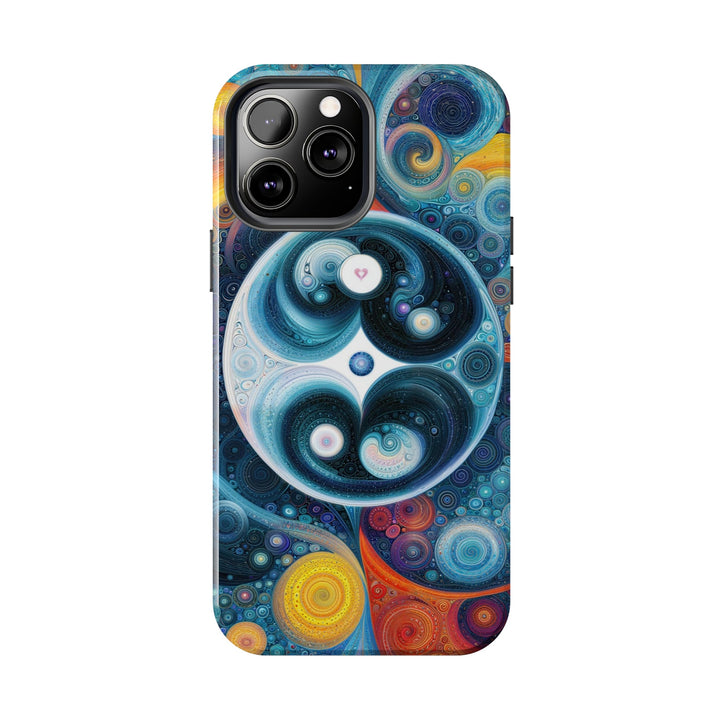 Cosmic Swirl Harmony - Tough Phone Case - Phone Case - g(0D·IO) - iPhone 13 Mini - -