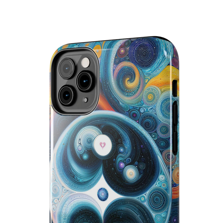 Cosmic Swirl Harmony - Tough Phone Case - Phone Case - g(0D·IO) - iPhone 13 Mini - -