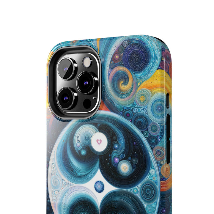 Cosmic Swirl Harmony - Tough Phone Case - Phone Case - g(0D·IO) - iPhone 13 Mini - -