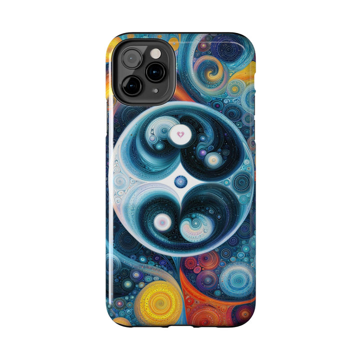 Cosmic Swirl Harmony - Tough Phone Case - Phone Case - g(0D·IO) - iPhone 13 Mini - -