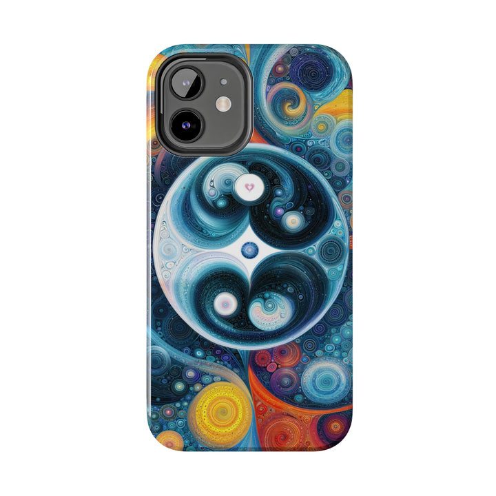 Cosmic Swirl Harmony - Tough Phone Case - Phone Case - g(0D·IO) - iPhone 13 Mini - -