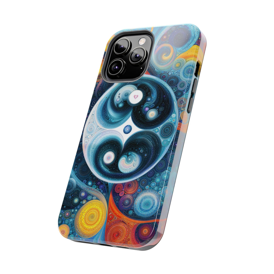 Cosmic Swirl Harmony - Tough Phone Case - Phone Case - g(0D·IO) - iPhone 13 Mini - -