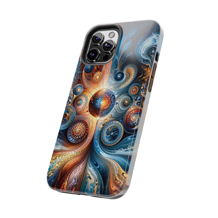 Cosmic Swirl Harmony - Tough Phone Case - Phone Case - g(0D·IO) - iPhone 13 Mini - -