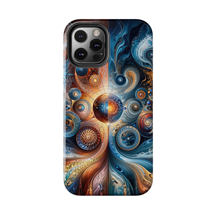 Cosmic Swirl Harmony - Tough Phone Case - Phone Case - g(0D·IO) - iPhone 13 Mini - -