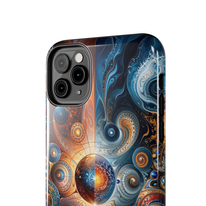 Cosmic Swirl Harmony - Tough Phone Case - Phone Case - g(0D·IO) - iPhone 13 Mini - -