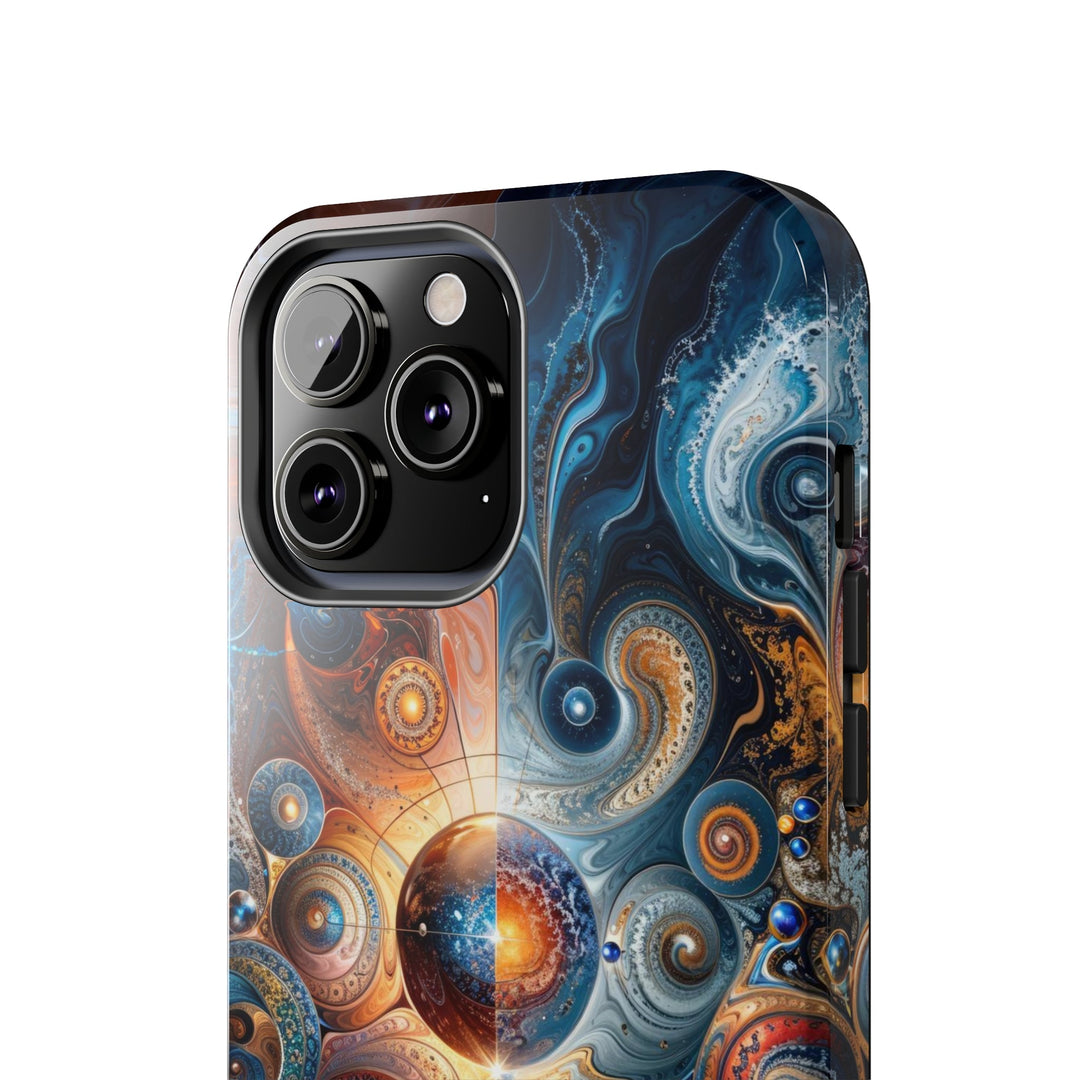 Cosmic Swirl Harmony - Tough Phone Case - Phone Case - g(0D·IO) - iPhone 13 Mini - -