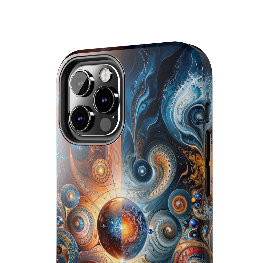 Cosmic Swirl Harmony - Tough Phone Case - Phone Case - g(0D·IO) - iPhone 13 Mini - -