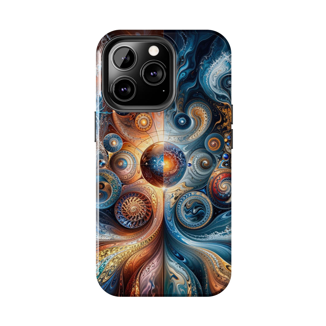 Cosmic Swirl Harmony - Tough Phone Case - Phone Case - g(0D·IO) - iPhone 13 Mini - -