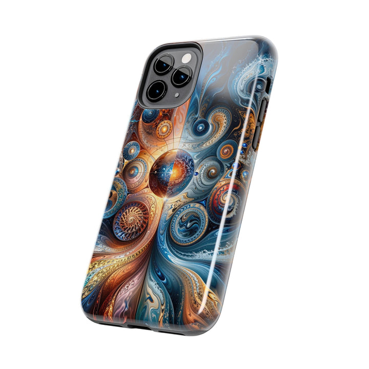 Cosmic Swirl Harmony - Tough Phone Case - Phone Case - g(0D·IO) - iPhone 13 Mini - -