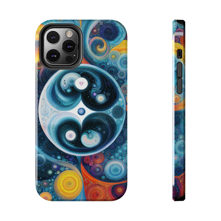 Cosmic Swirl Harmony - Tough Phone Case - Phone Case - g(0D·IO) - iPhone 12 Pro - -