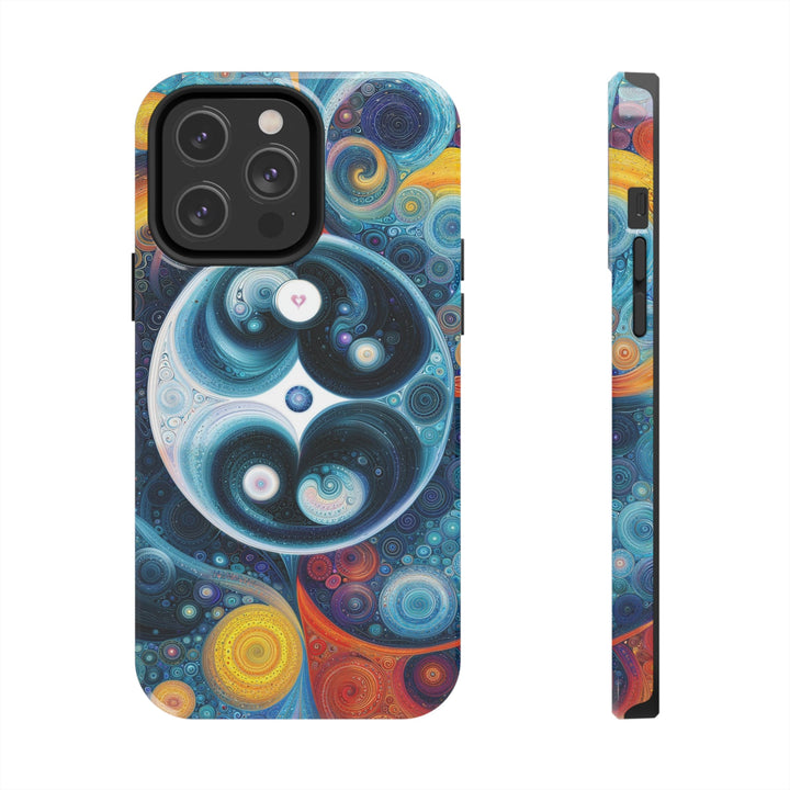 Cosmic Swirl Harmony - Tough Phone Case - Phone Case - g(0D·IO) - iPhone 14 Pro Max - -