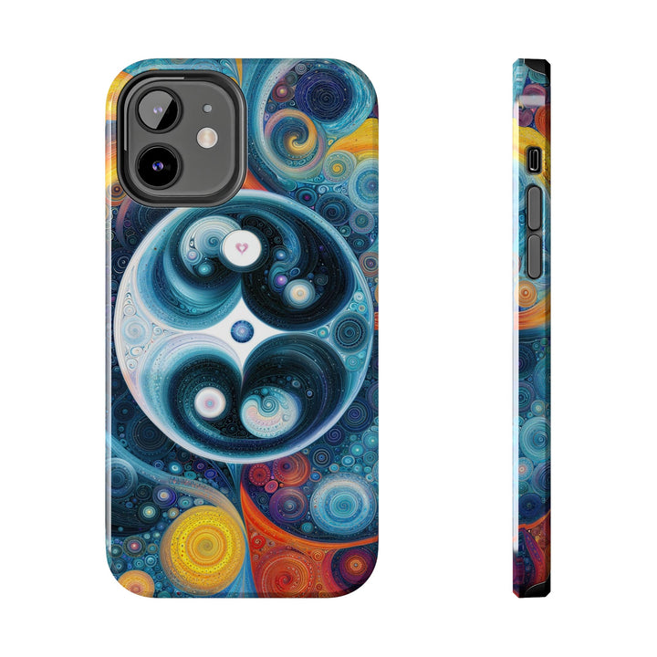 Cosmic Swirl Harmony - Tough Phone Case - Phone Case - g(0D·IO) - iPhone 12 - -